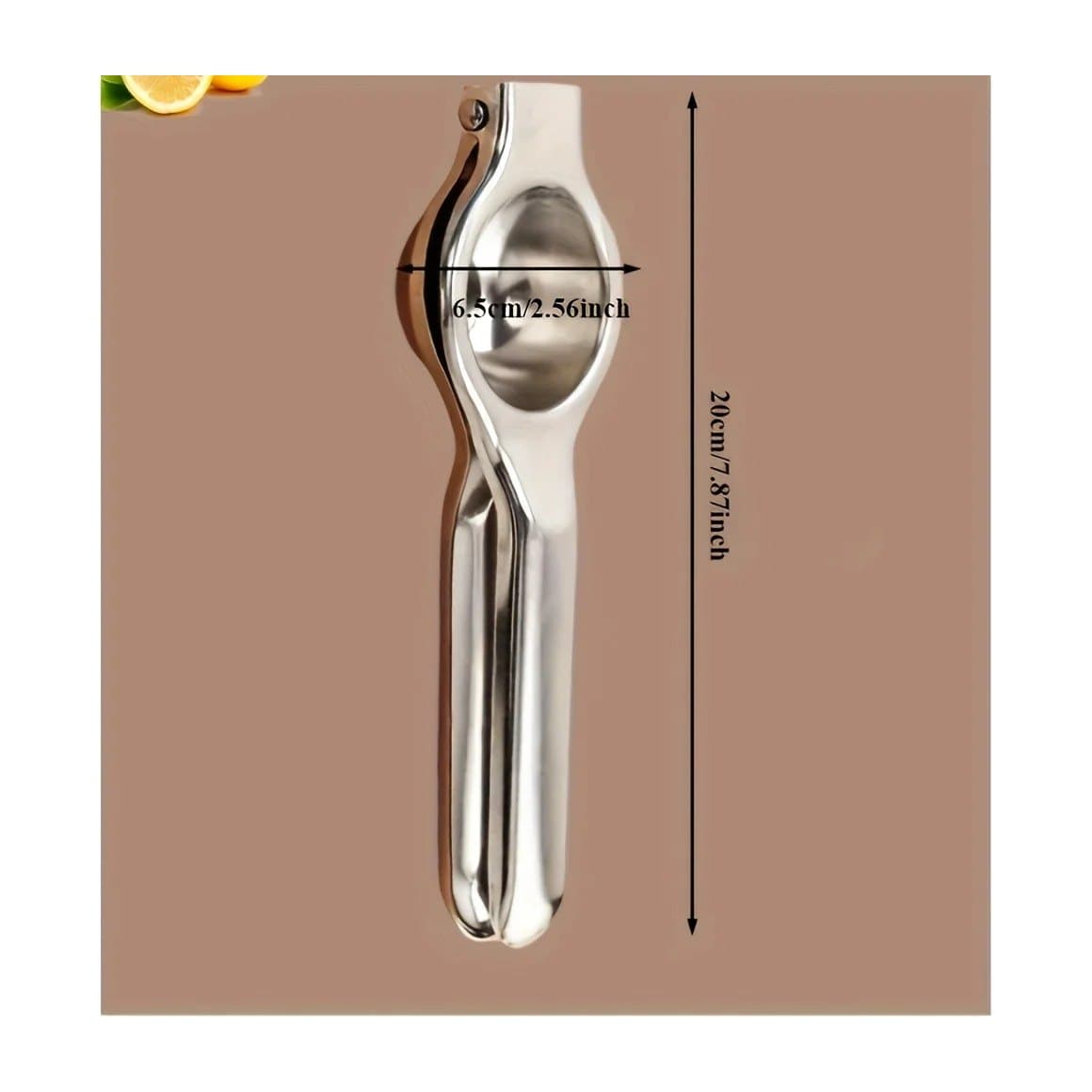 Heavy-Duty Lemon & Lime Squeezer — Silver, photo 3
